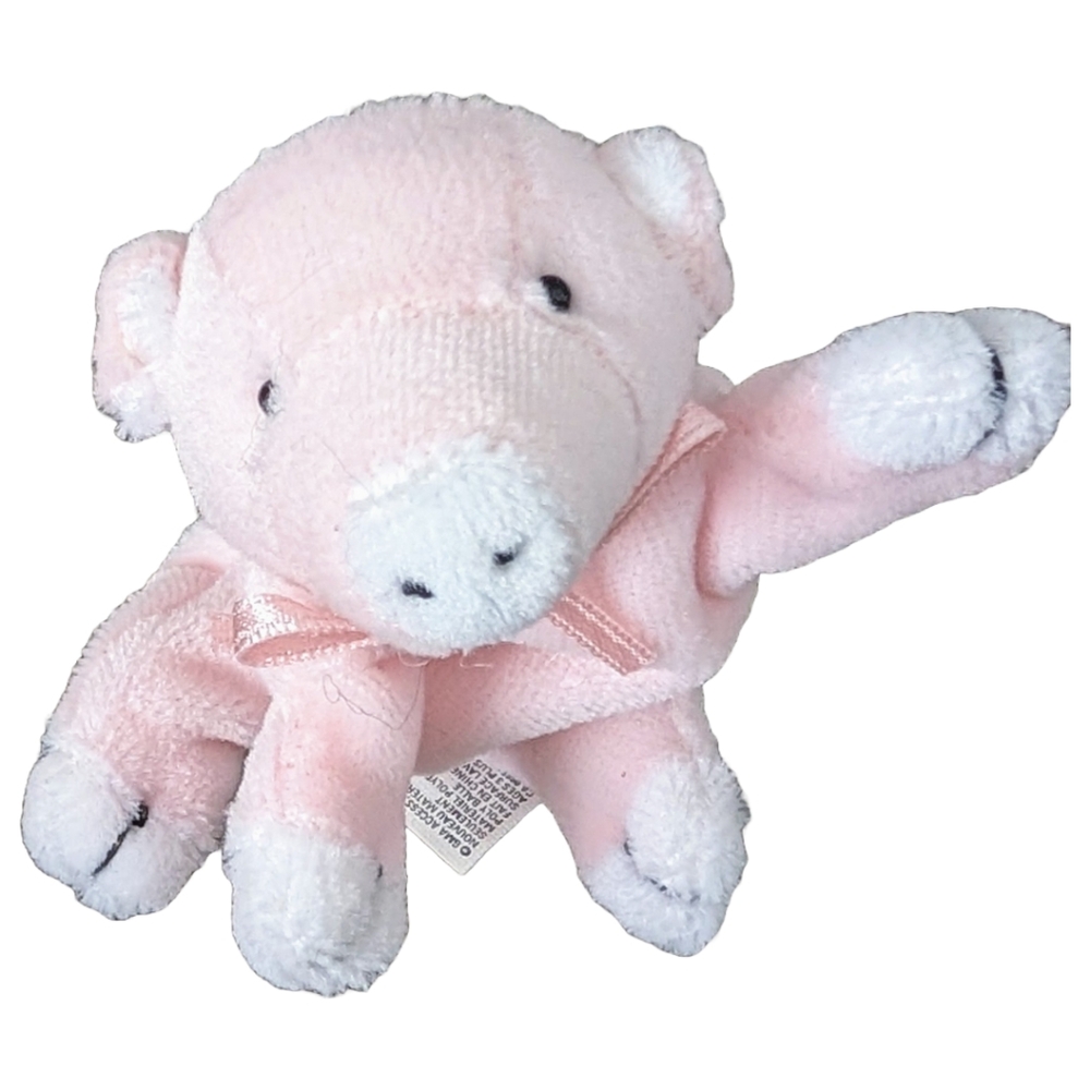 1997 Key Chain Key Keeper Floppy Friends Pink Pig